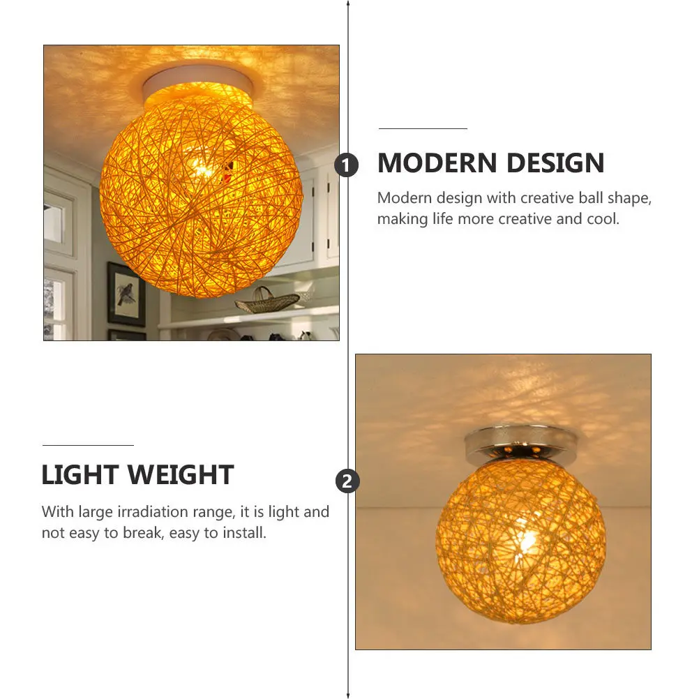 1 шт. Потолочный светильник из ротанга ручной работы, изысканное исполнение, современная декоративная лампа для прихожей, коридора, гостиной, спальни
1 шт. Потолочный светильник из ротанга ручной работы, изысканное исполнение, современная декоративная лампа для прихожей, коридора, гостиной, спальни