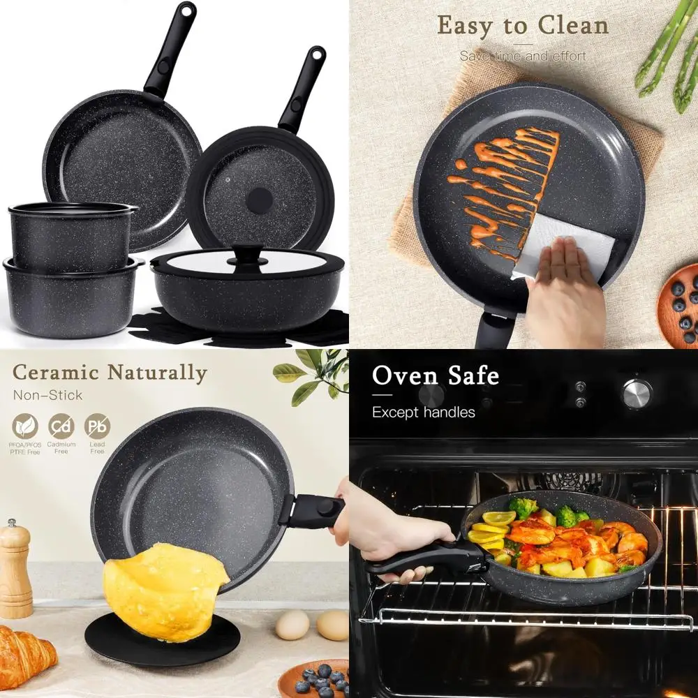 gipp ceramic pots and pans set non stick, nonstick detachable handle cookware sets, healthy non toxic pfas pfoa & ptfe free, dis
gipp ceramic pots and pans set non stick, nonstick detachable handle cookware sets, healthy non toxic pfas pfoa & ptfe free, dis