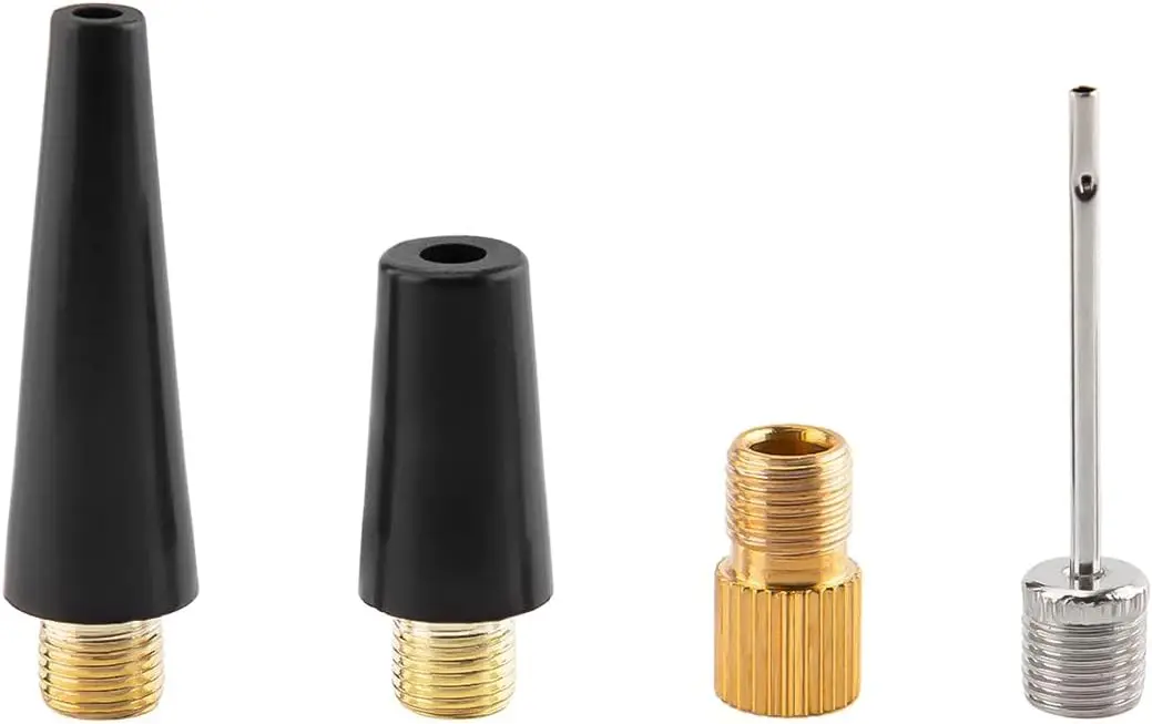 Набор из 4 адаптеров для воздушного насоса для накачивания мячей, шин и игрушек - универсальный размер
Набор из 4 адаптеров для воздушного насоса для накачивания мячей, шин и игрушек - универсальный размер