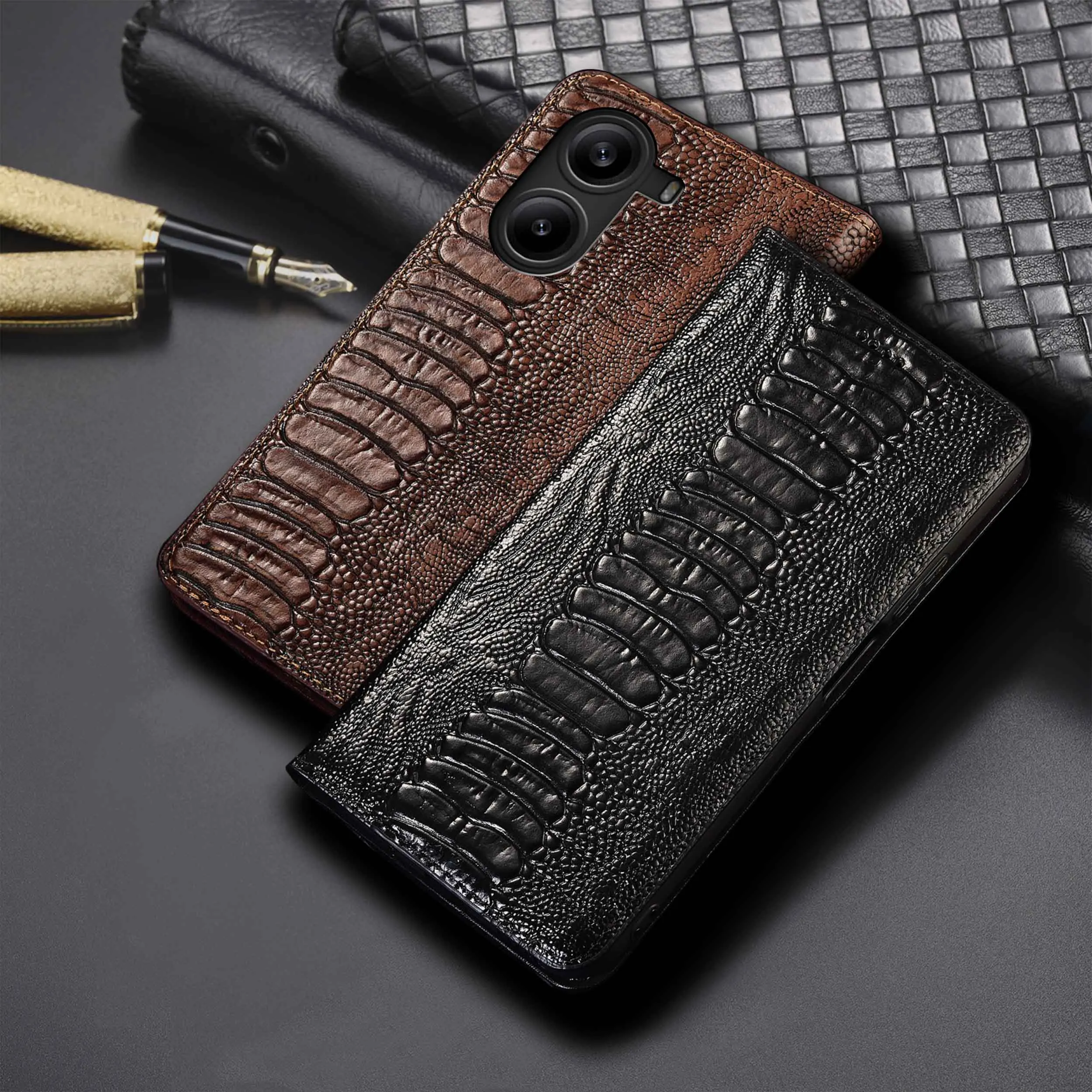 Для Redmi Turbo 3 4 10C 10A 12 12C 13 13C 13R 14C 14R 15 4G 5G Страусиные ножки узор из натуральной кожи флип-чехол для телефона из воловьей кожи
Для Redmi Turbo 3 4 10C 10A 12 12C 13 13C 13R 14C 14R 15 4G 5G Страусиные ножки узор из натуральной кожи флип-чехол для телефона из воловьей кожи