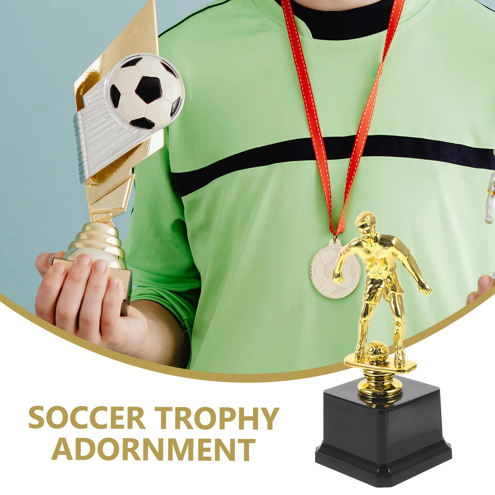 Футбольный трофей, стильный декоративный приз, украшение для спортсмена, трофей, украшение для школьного мероприятия, футбольный конкурс, подарок
Футбольный трофей, стильный декоративный приз, украшение для спортсмена, трофей, украшение для школьного мероприятия, футбольный конкурс, подарок