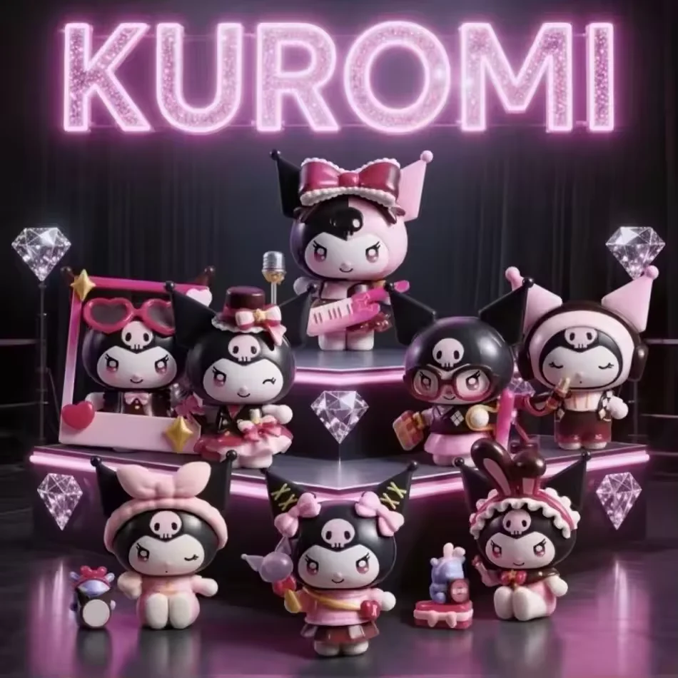 Hot Sanrio Kuromi Sparkling Idol Series Cute Cartoon Blind Box Toys Decoration Statue for Friends Christmas Surprise Gifts
Hot Sanrio Kuromi Sparkling Idol Series Cute Cartoon Blind Box Toys Decoration Statue for Friends Christmas Surprise Gifts