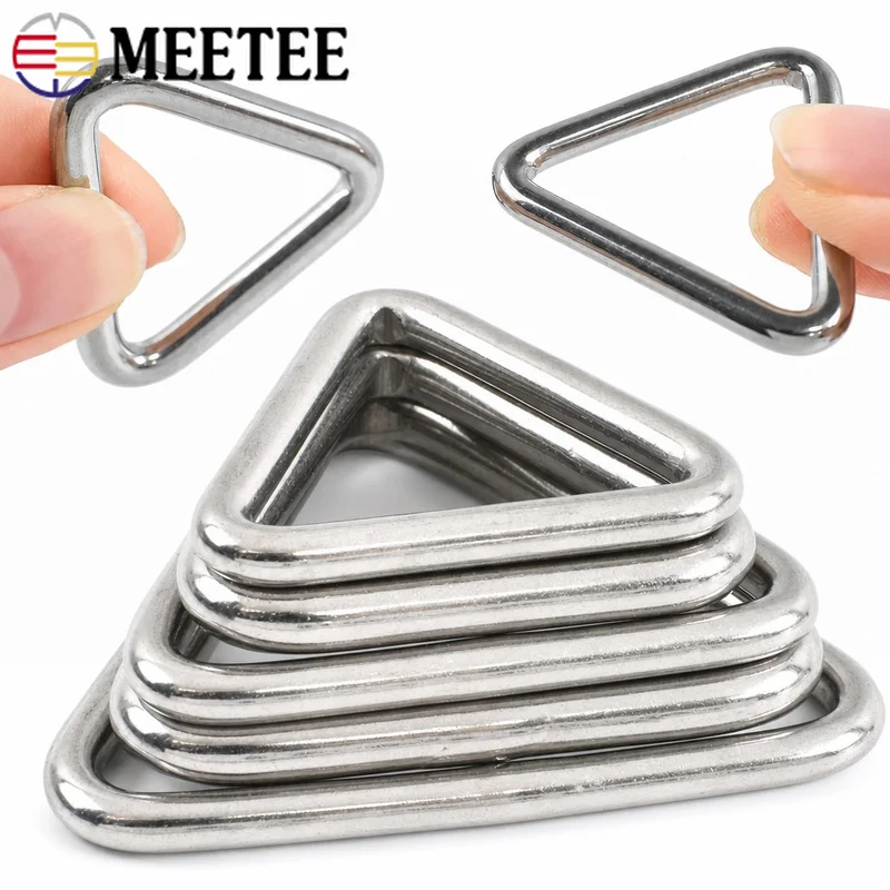 10Pcs 15-40mm Stainless Steel Triangle Ring Buckle Metal Webbing Loop Dog Collar Leash Connect Clasp Hook Hardware Accessories
10Pcs 15-40mm Stainless Steel Triangle Ring Buckle Metal Webbing Loop Dog Collar Leash Connect Clasp Hook Hardware Accessories