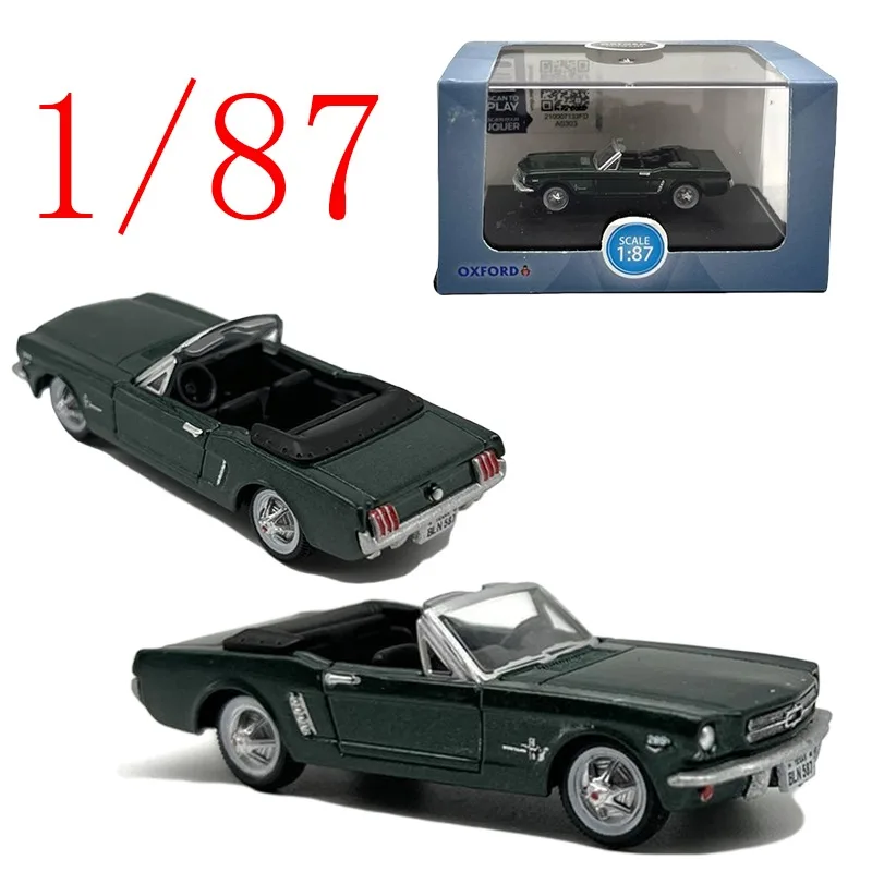 OXFORD Diecast 1/87 Scale Ford Alloy Model Cars Ford Mustang Roadster 1965 Play Vehicles Toys for Boys Gift Original Box
OXFORD Diecast 1/87 Scale Ford Alloy Model Cars Ford Mustang Roadster 1965 Play Vehicles Toys for Boys Gift Original Box