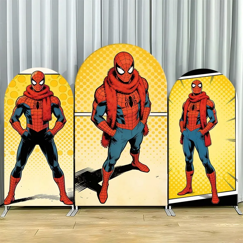 Arch Backdrop Cover Single Side Spider Man Winter Edition Comic Party Decoration Photo Booth Background Props Event Supplies
Arch Backdrop Cover Single Side Spider Man Winter Edition Comic Party Decoration Photo Booth Background Props Event Supplies