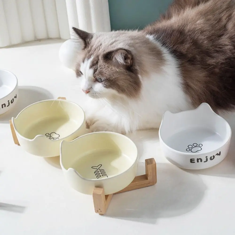 Ceramic Pet Bowl Prevent Tipping Cute Dog Food Feeding Basin Large Capacity Single/Double Bowl Pet Drinking Feeder
Ceramic Pet Bowl Prevent Tipping Cute Dog Food Feeding Basin Large Capacity Single/Double Bowl Pet Drinking Feeder