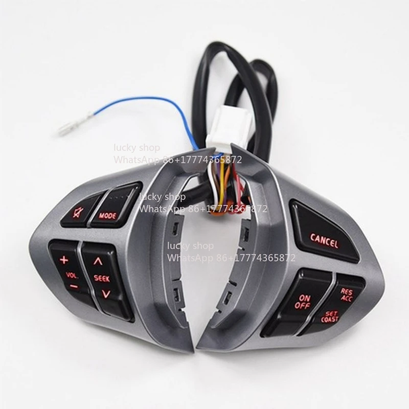 1 Pair of Steering Wheel Buttons for Constant Speed Cruise, Multi-function
1 Pair of Steering Wheel Buttons for Constant Speed Cruise, Multi-function