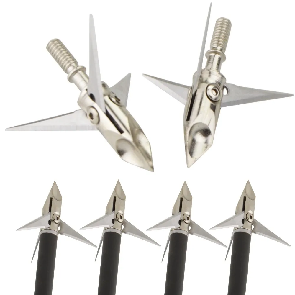 12pcs Archery 3Blades Stainless Steel Broadheads 100Grain Arrowheads Universial Thread Arrow Tips for Bow Arrow Hunting Shooting
12pcs Archery 3Blades Stainless Steel Broadheads 100Grain Arrowheads Universial Thread Arrow Tips for Bow Arrow Hunting Shooting