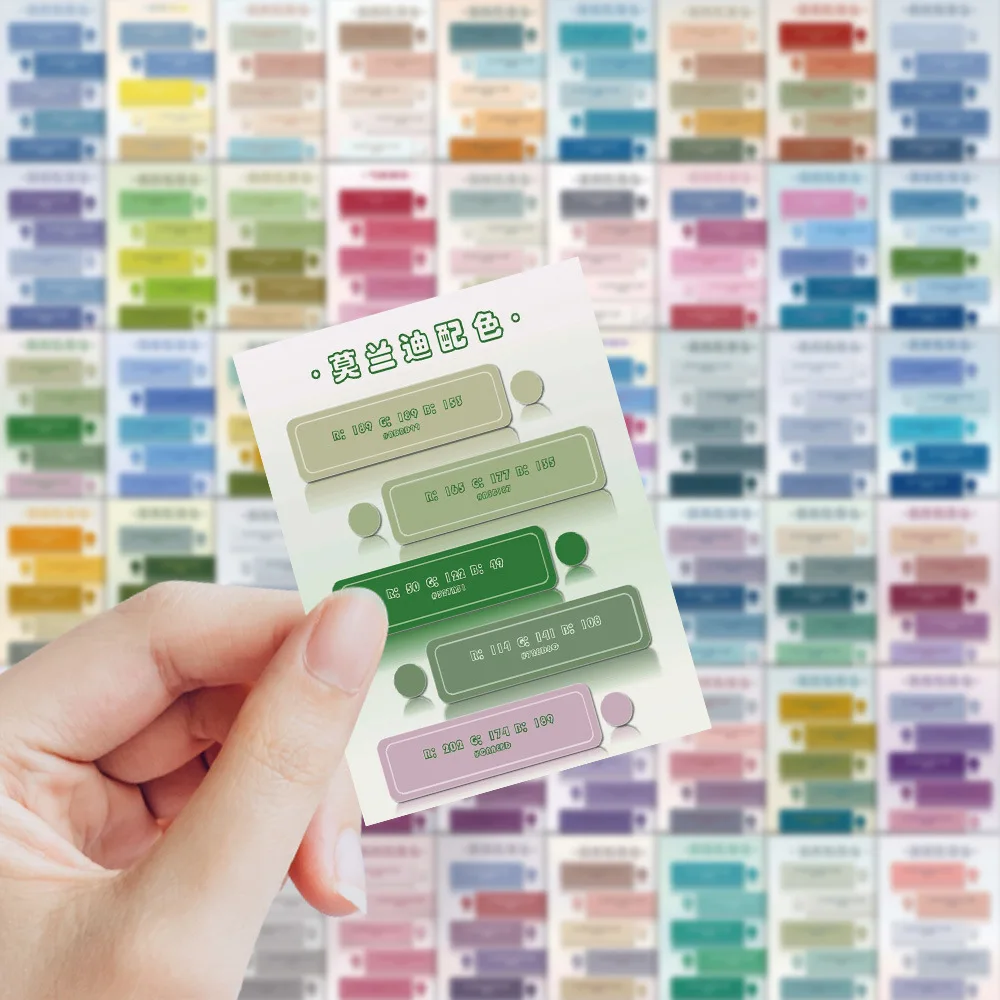 10/60PCS Morandi Color Formula Stickers Art Student Color Formula Decorative Stickers DIY Guitar Phone Water Cup Skateboard
10/60PCS Morandi Color Formula Stickers Art Student Color Formula Decorative Stickers DIY Guitar Phone Water Cup Skateboard