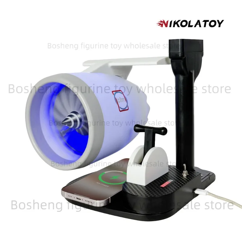 24-hour Shipping NIKOLATOY Creative Desktop USB Airplane Engine Turbo JetFan with Wireless Charging
24-hour Shipping NIKOLATOY Creative Desktop USB Airplane Engine Turbo JetFan with Wireless Charging