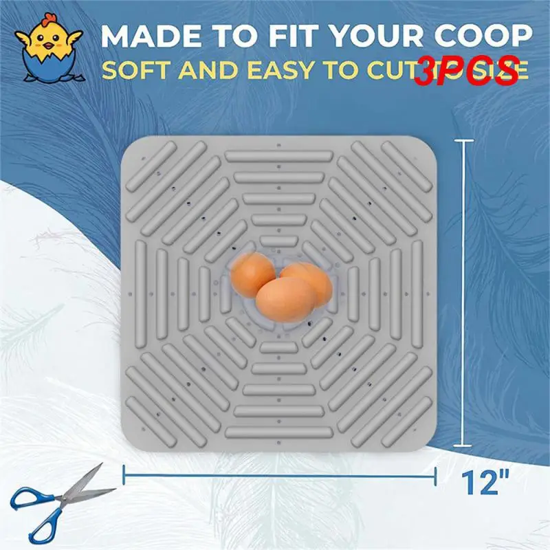 3PCS Multiple Uses Nesting Mat 205 Grams Chicken Mat Silicone Washable Chicken Nest Mat Household Products Durable Easy To Clean
3PCS Multiple Uses Nesting Mat 205 Grams Chicken Mat Silicone Washable Chicken Nest Mat Household Products Durable Easy To Clean