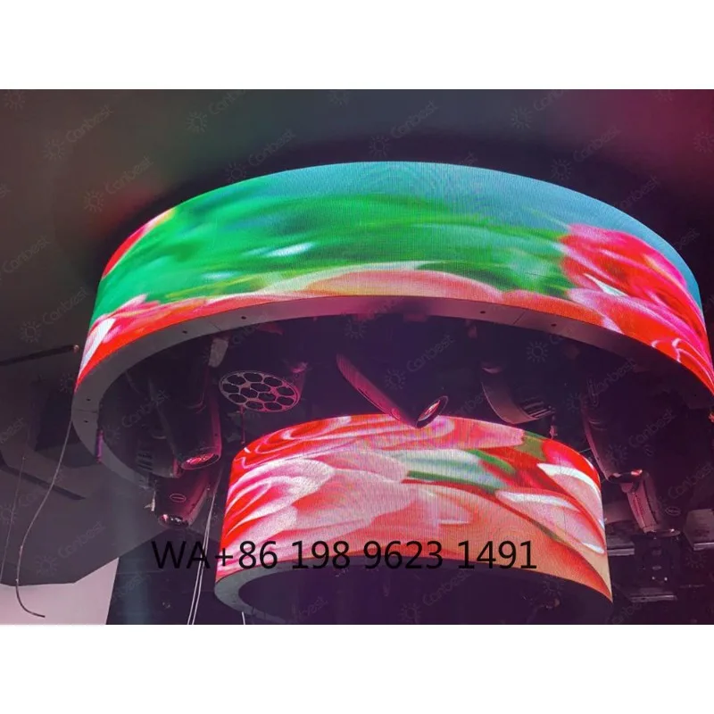 P4 Indoor Flexible Curved LED Display Soft Module For Cylindrical Column Advertising Decoration
P4 Indoor Flexible Curved LED Display Soft Module For Cylindrical Column Advertising Decoration