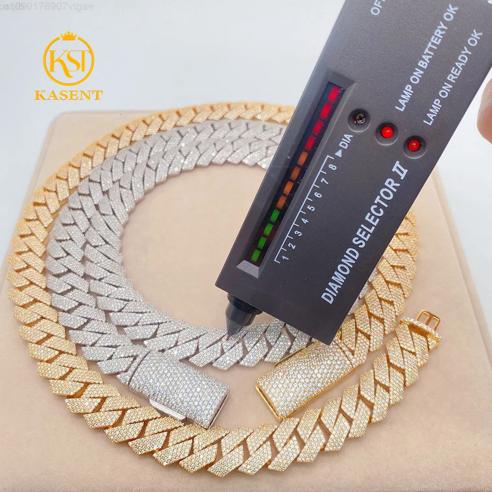 Moissanite Baguette Cuban Link Chain Necklace Customize S925 Sterling Silver Moissanite 15mm 18mm Gift Box Silver Jewelry Hiphop
Moissanite Baguette Cuban Link Chain Necklace Customize S925 Sterling Silver Moissanite 15mm 18mm Gift Box Silver Jewelry Hiphop