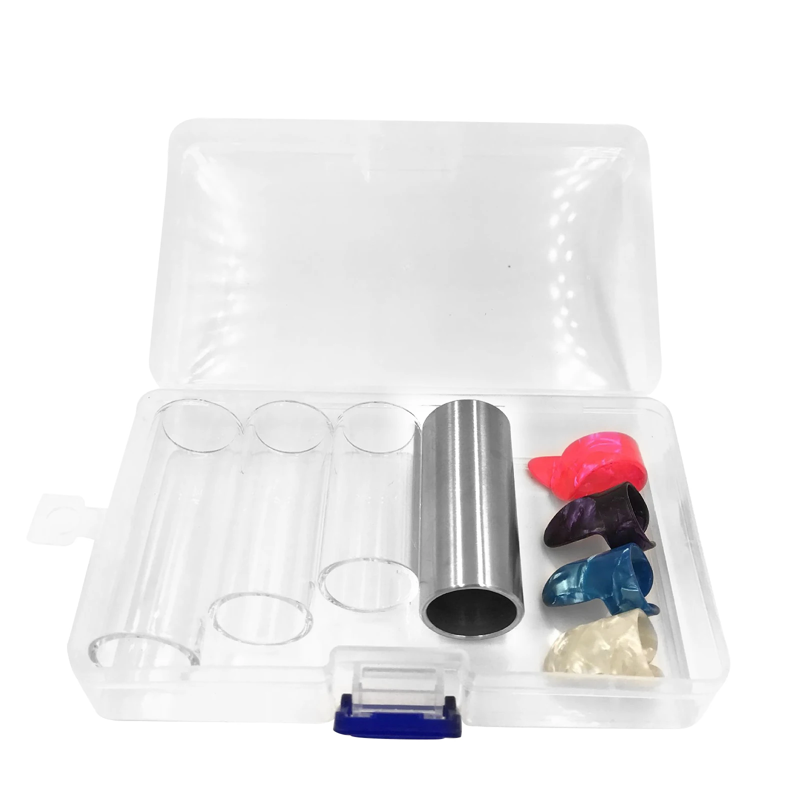 8pcs/lot Guitar Slides Set Including 1X Stainless Steel 3X Glass Guitar Sliders &4X Guitar Picks For Guitar Ukulele Accessories
8pcs/lot Guitar Slides Set Including 1X Stainless Steel 3X Glass Guitar Sliders &4X Guitar Picks For Guitar Ukulele Accessories