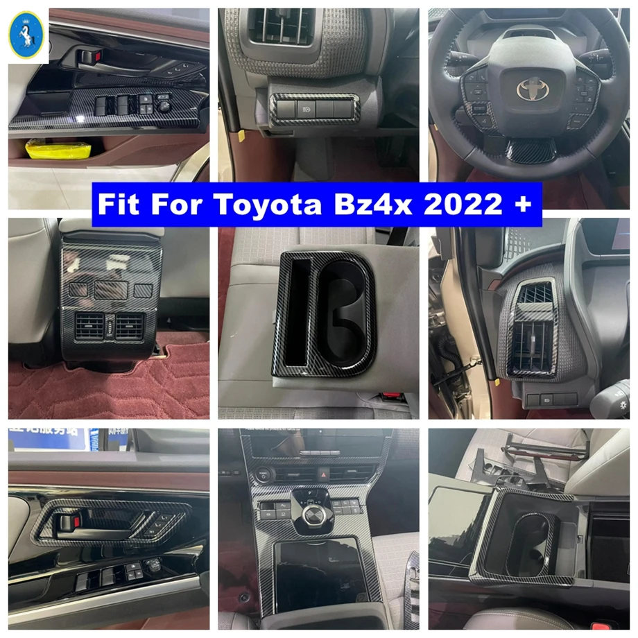 For Toyota Bz4x 2022 2023 Carbon Fiber Interior Accessories Air AC Lights Gear Shift Control Water Cup Holder Panel Cover Trim
For Toyota Bz4x 2022 2023 Carbon Fiber Interior Accessories Air AC Lights Gear Shift Control Water Cup Holder Panel Cover Trim