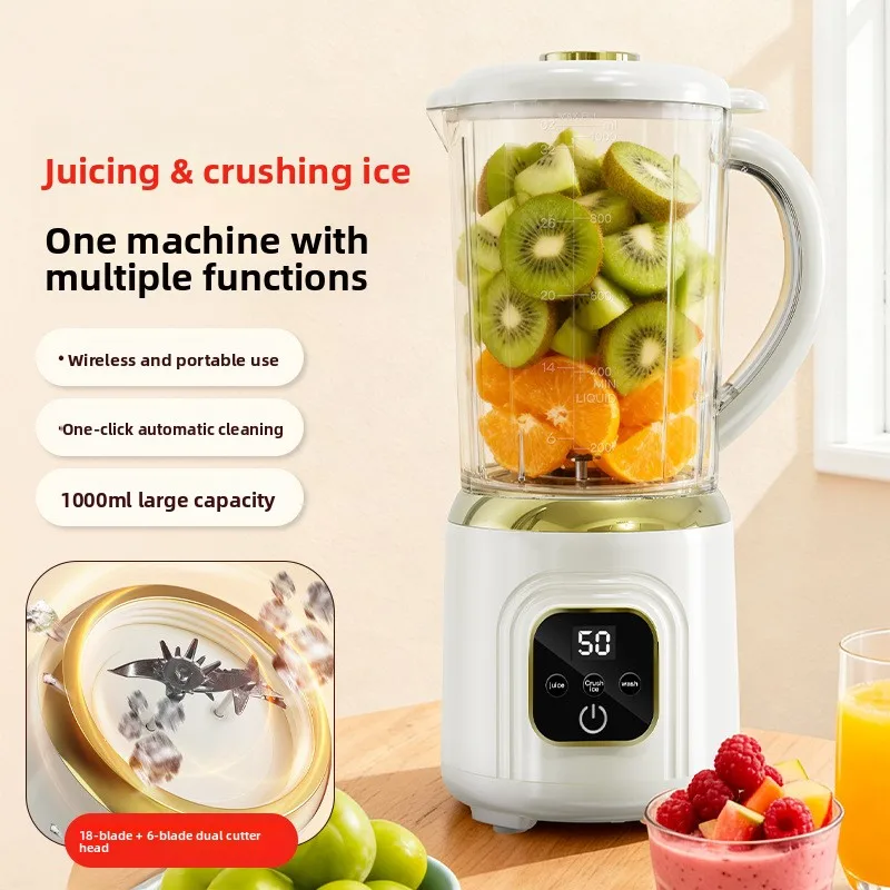 Новая портативная соковыжималка с двумя моторами и двумя лезвиями, для дома, с функцией измельчения льда, интеллектуальная автоматическая очистка.
Новая портативная соковыжималка с двумя моторами и двумя лезвиями, для дома, с функцией измельчения льда, интеллектуальная автоматическая очистка.