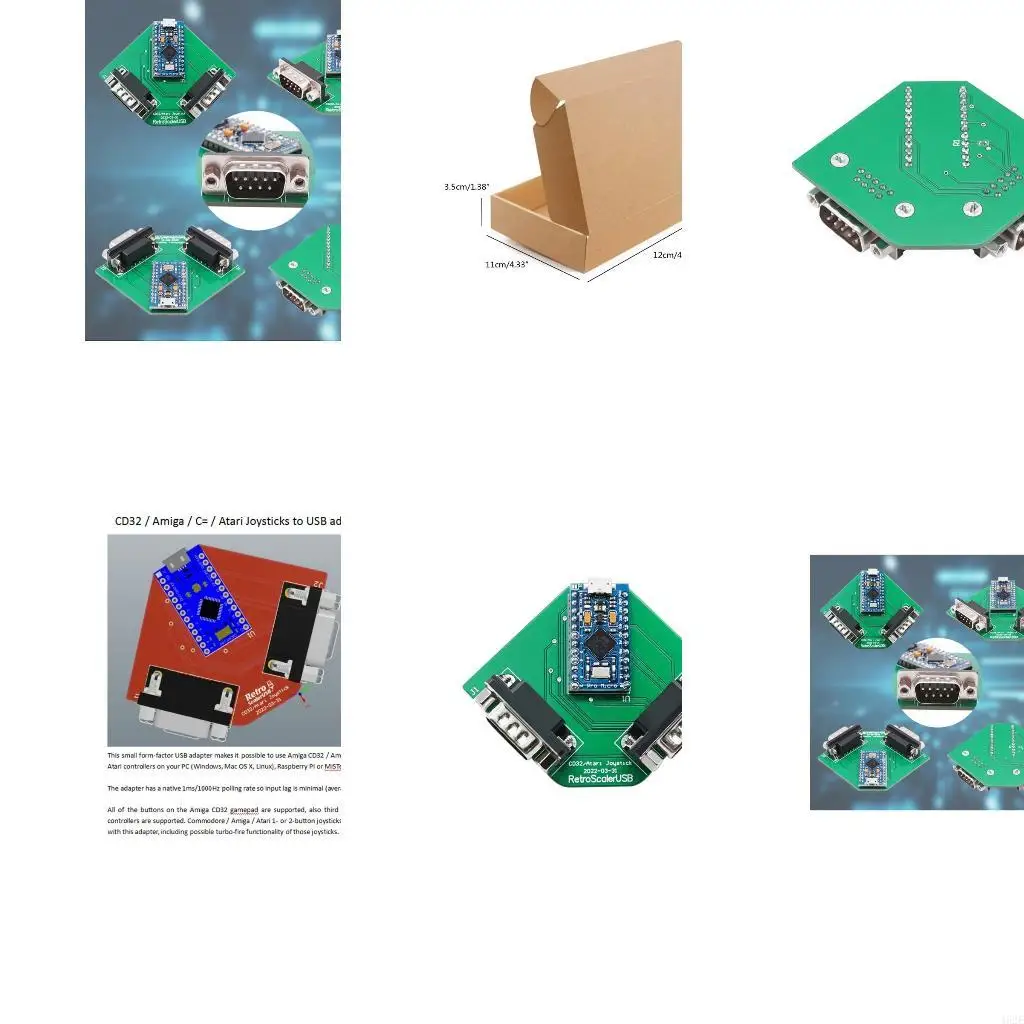 462E Game Controller USB -адаптер для CD32 FIT
462E Game Controller USB -адаптер для CD32 FIT
