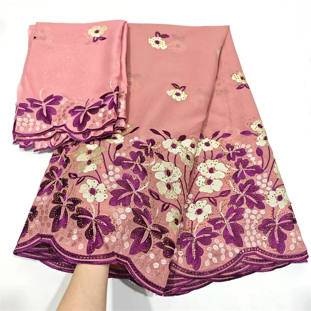 Stones African Cotton Lace Fabric 5+2 yards Swiss Voile Lace In Switzerland Nigerian Lace Fabric For Women Evening Party Dresses
Stones African Cotton Lace Fabric 5+2 yards Swiss Voile Lace In Switzerland Nigerian Lace Fabric For Women Evening Party Dresses