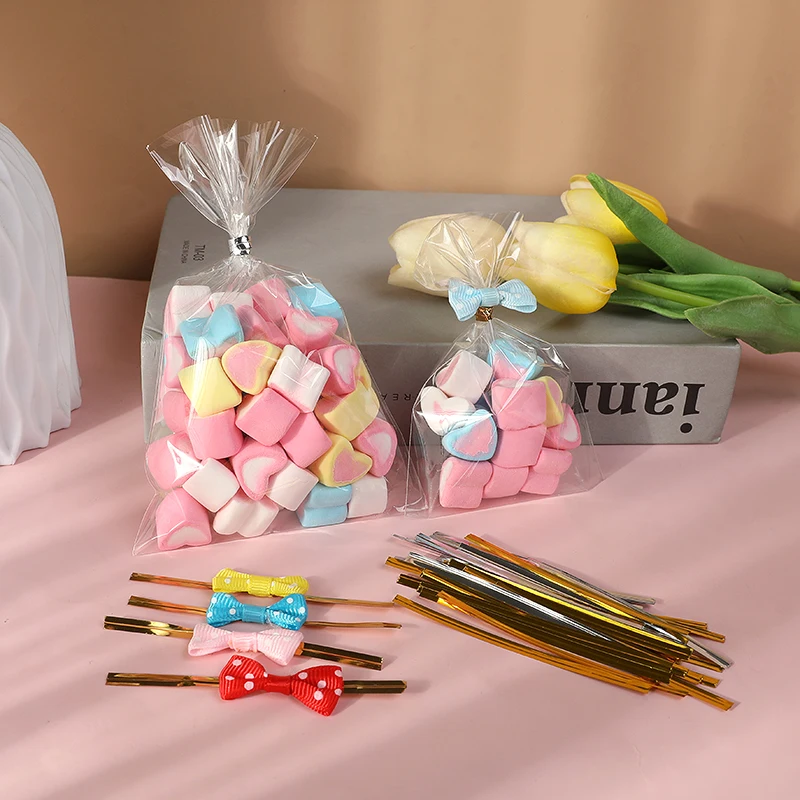 100Pcs Multi-size Transparent Plastic Packaging Bags Jewelry Gift Cookie Candy Bag With Ribbon Birthday Wedding Party Gift Decor
100Pcs Multi-size Transparent Plastic Packaging Bags Jewelry Gift Cookie Candy Bag With Ribbon Birthday Wedding Party Gift Decor