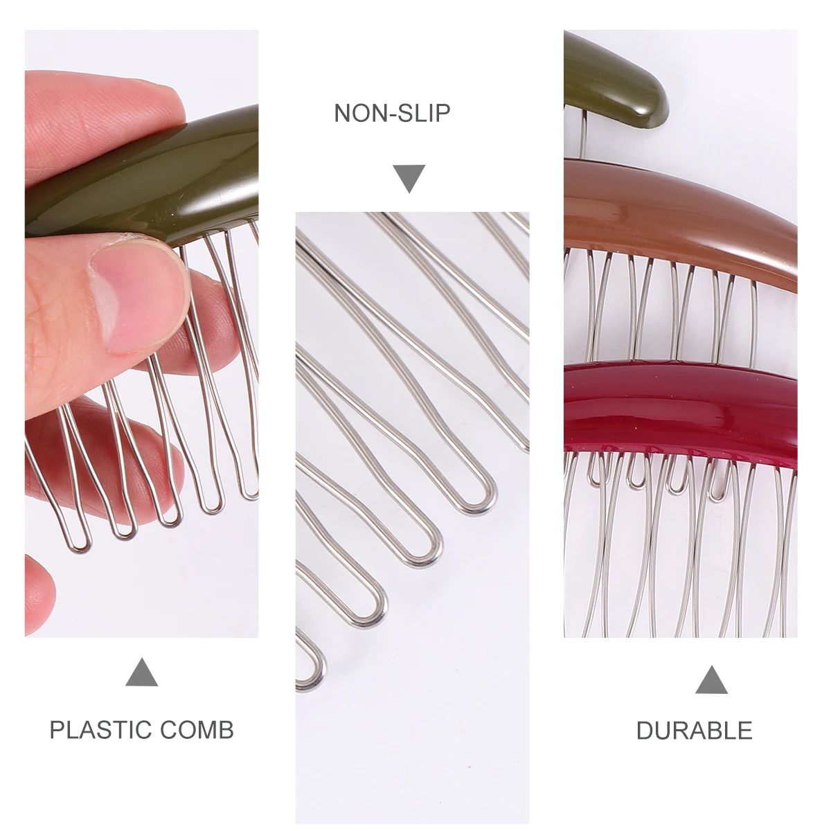 3pcs Anti-Slip Side Hair Comb Korean Version Fashion Hairpin For Women Assorted Colors Elegant Acrylic Hair Accessories Perfect 
3pcs Anti-Slip Side Hair Comb Korean Version Fashion Hairpin For Women Assorted Colors Elegant Acrylic Hair Accessories Perfect