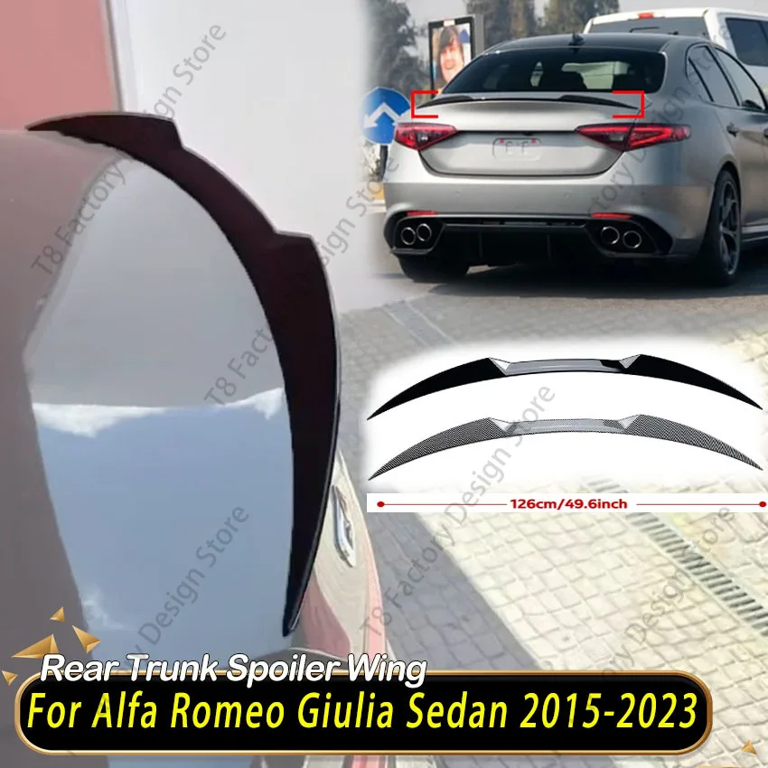 Rear Trunk Spoiler Wing Shark Fin for Alfa Romeo Giulia Sedan 2015-2023 Boot Lip Splitter Diffuser Body Kit Tuning Auto Parts
Rear Trunk Spoiler Wing Shark Fin for Alfa Romeo Giulia Sedan 2015-2023 Boot Lip Splitter Diffuser Body Kit Tuning Auto Parts