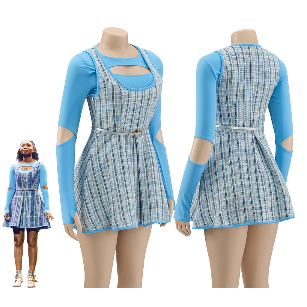 Women Musical Dorothy Cosplay Costume Dress With Top Set Dorothy Blue Broadway Stage Performance Dress
Women Musical Dorothy Cosplay Costume Dress With Top Set Dorothy Blue Broadway Stage Performance Dress