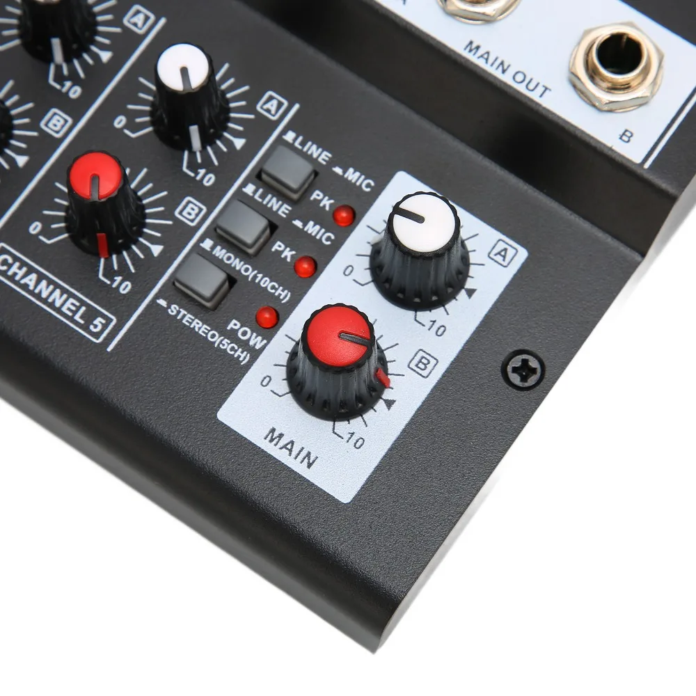Durable 2 Master Volume Knobs 10 Channel Mixer 100‑240V for US Plug Low Noise Stereo Line Mixer Audio Stereo Mixer Small Clubs
Durable 2 Master Volume Knobs 10 Channel Mixer 100‑240V for US Plug Low Noise Stereo Line Mixer Audio Stereo Mixer Small Clubs