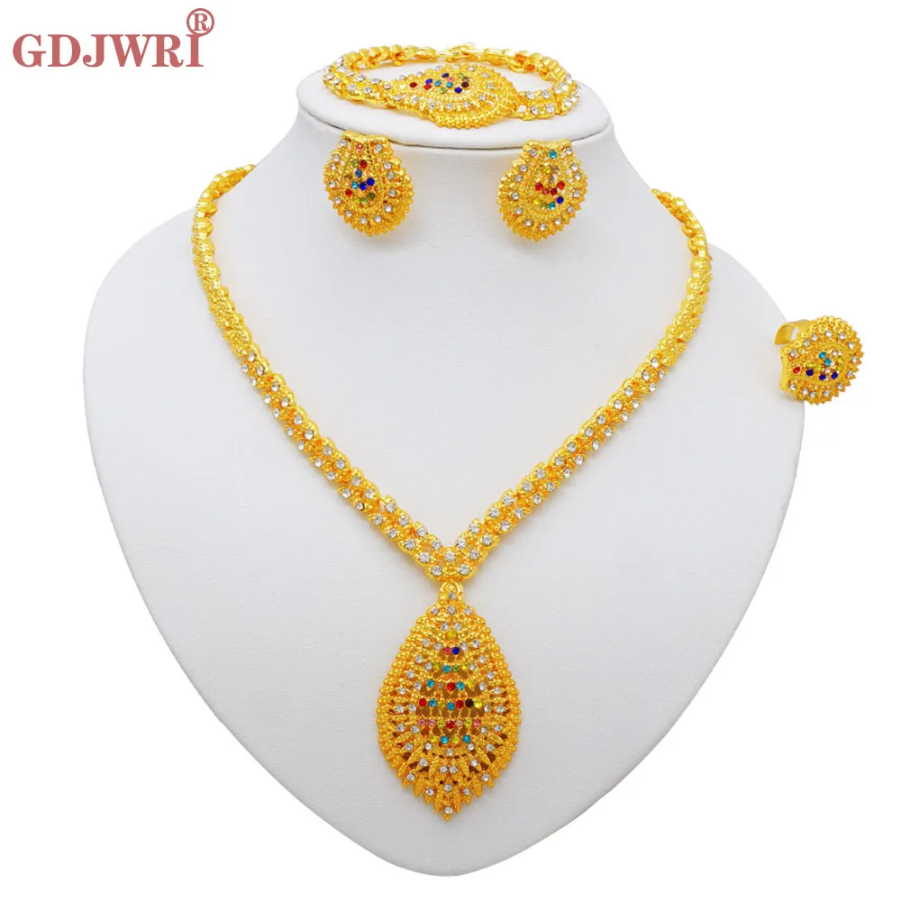 Luxury Ethiopian Bridal Necklace Earrings Sets With Pendant Indian Wedding Gold Color Jewelry Set Dubai Choker Wholesales
Luxury Ethiopian Bridal Necklace Earrings Sets With Pendant Indian Wedding Gold Color Jewelry Set Dubai Choker Wholesales