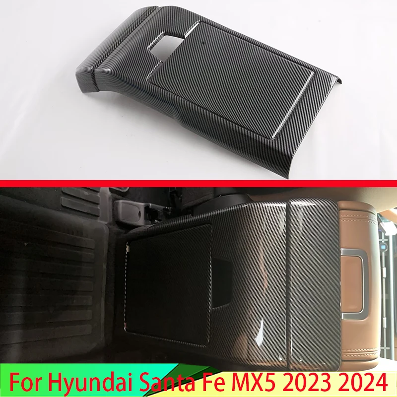 For Hyundai Santa Fe MX5 2023 2024 ABS Piano Black Plated Armrest Box Rear Air Vent Frame Trim Cover
For Hyundai Santa Fe MX5 2023 2024 ABS Piano Black Plated Armrest Box Rear Air Vent Frame Trim Cover