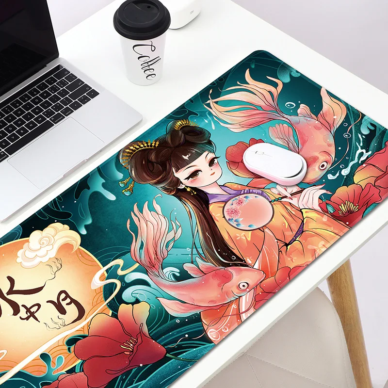 Elements of Chinese Style Mouse Pad Gaming Accessories Non-Slip Table Keyboard Desk Mat Gamer PC Rubber Carpet Large 80*30cm
Elements of Chinese Style Mouse Pad Gaming Accessories Non-Slip Table Keyboard Desk Mat Gamer PC Rubber Carpet Large 80*30cm