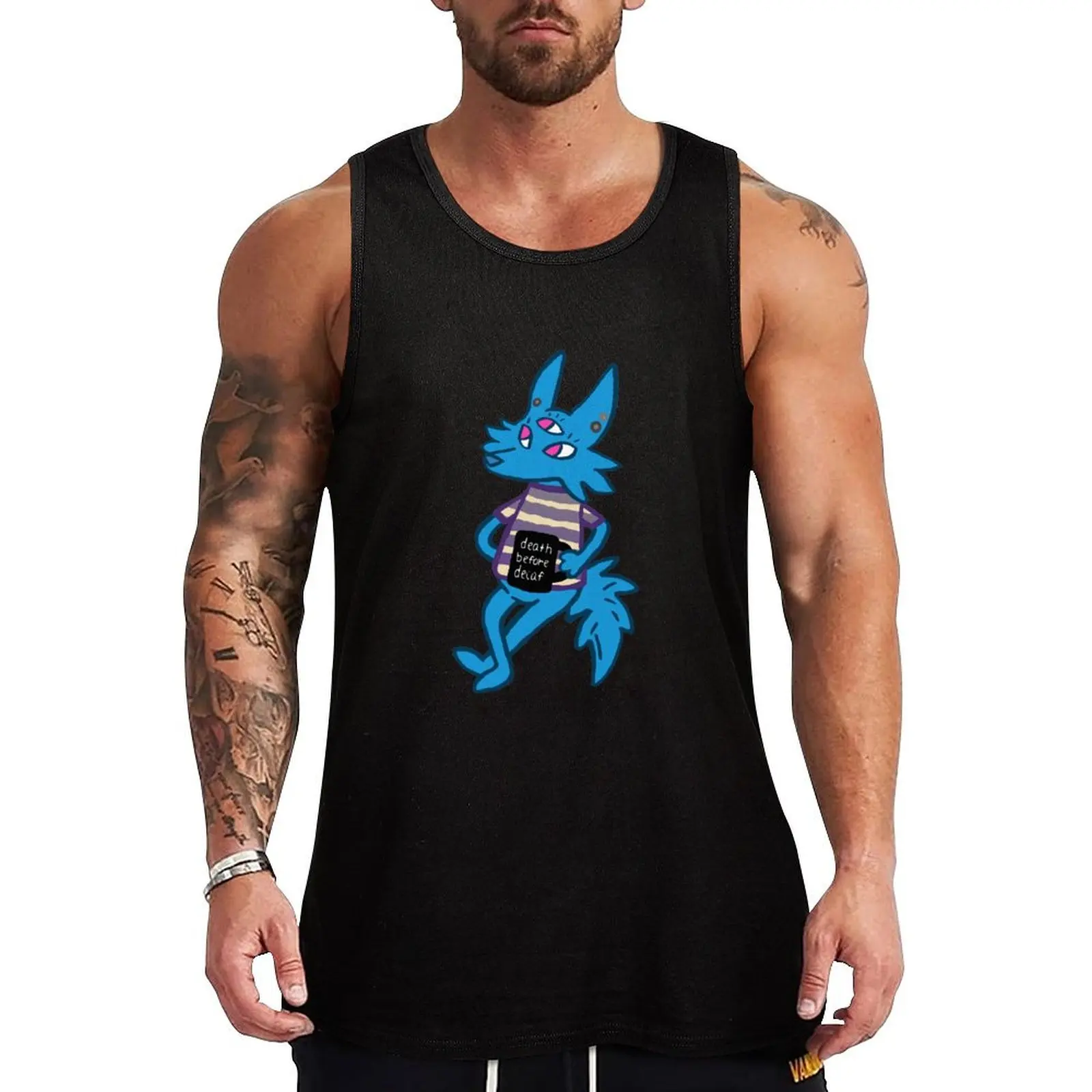 death before decaf Tank Top summer clothes cotton t-shirts man cool things T-shirt for fitness
death before decaf Tank Top summer clothes cotton t-shirts man cool things T-shirt for fitness