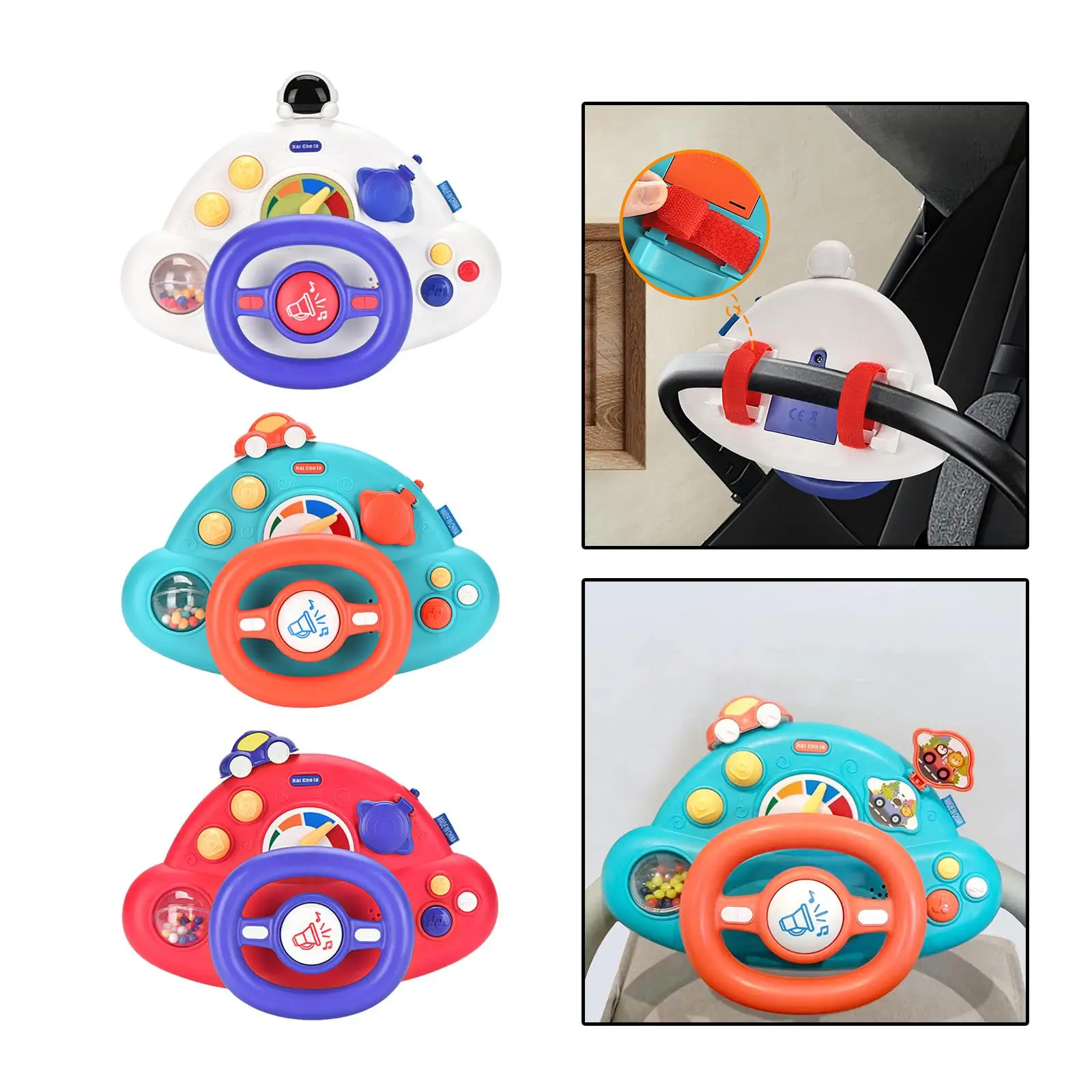 Simulated Driving Controller Electric Learning Wheel Toy for Games Role Play
Simulated Driving Controller Electric Learning Wheel Toy for Games Role Play