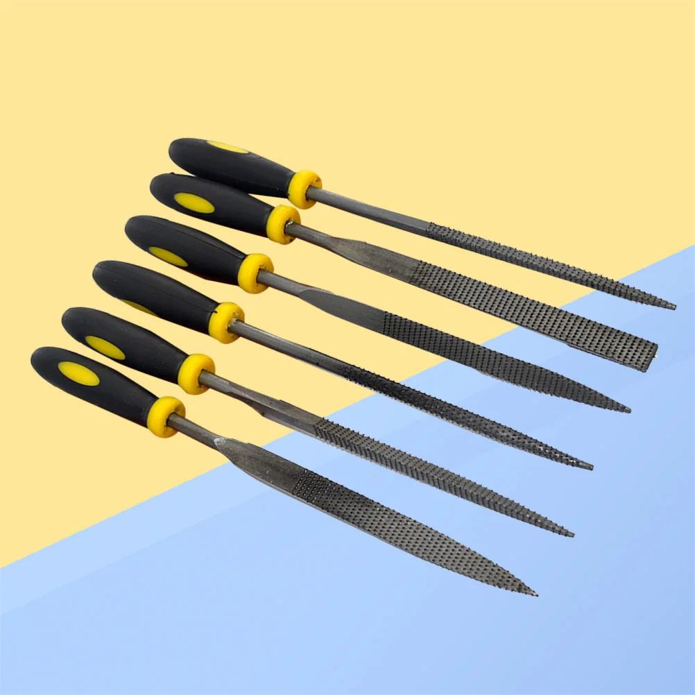 Flat Wood File Set with Comfortable Anti-Skid Handle for Rough Shaping Metal Plastic Woodworking Rasp File
Flat Wood File Set with Comfortable Anti-Skid Handle for Rough Shaping Metal Plastic Woodworking Rasp File