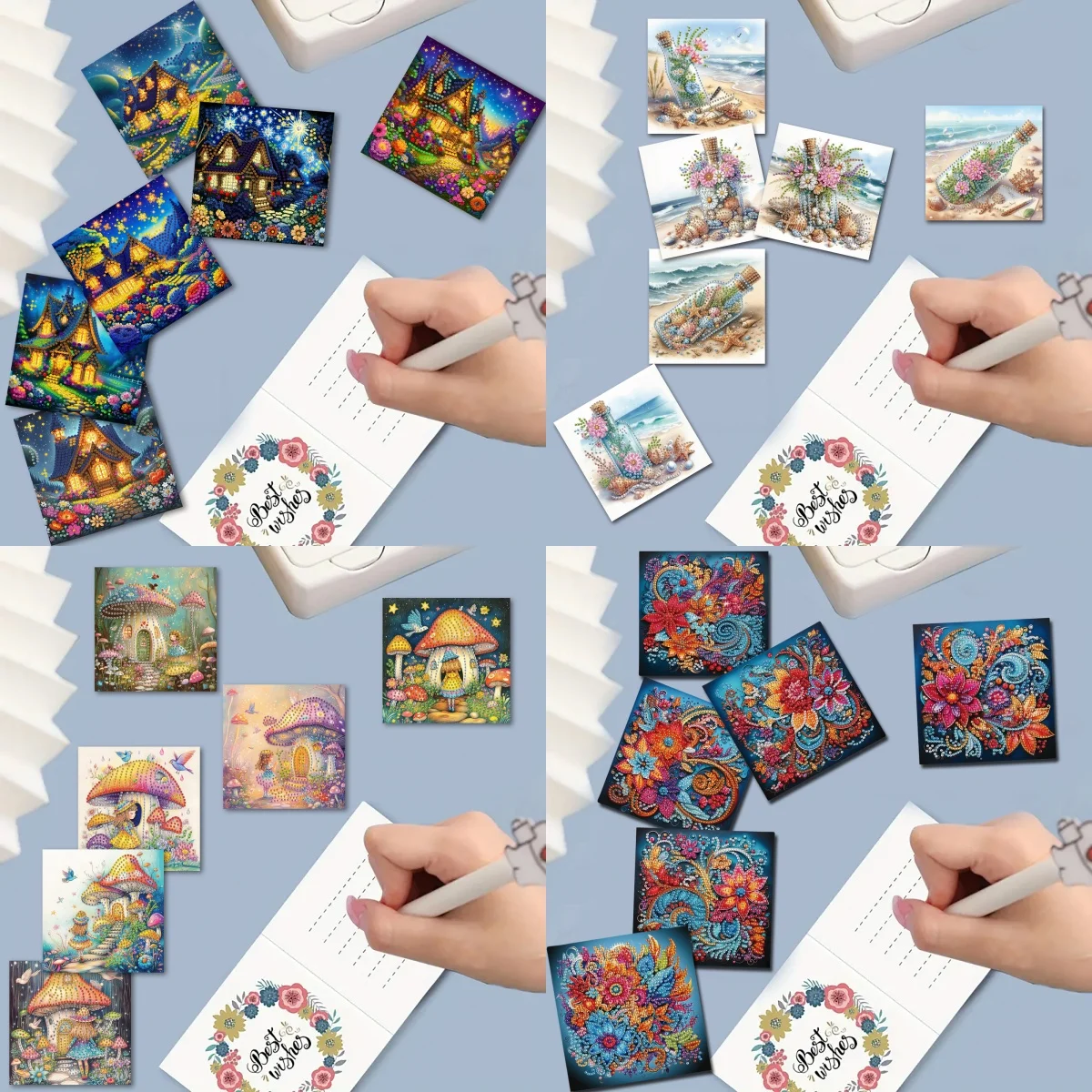 6 шт. DIY гриб, дом Мозаика нерегулярные алмазные кристаллы Алмазная картина поздравительные открытки, экспресс-невыраемые интенсивы любви,
6 шт. DIY гриб, дом Мозаика нерегулярные алмазные кристаллы Алмазная картина поздравительные открытки, экспресс-невыраемые интенсивы любви,