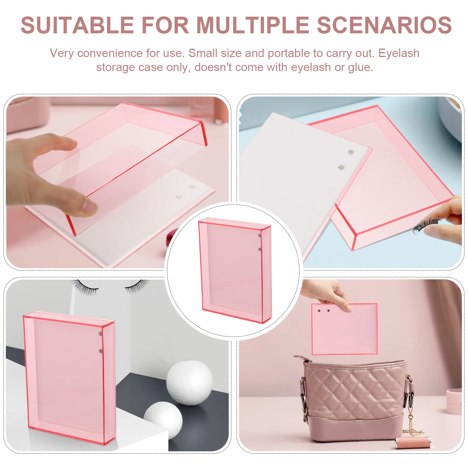 Eyelash Box Clear Acrylic Storage Case False Eyelashes ganizer Container Durable Lightweight Travel Friendly Makeup
Eyelash Box Clear Acrylic Storage Case False Eyelashes ganizer Container Durable Lightweight Travel Friendly Makeup
