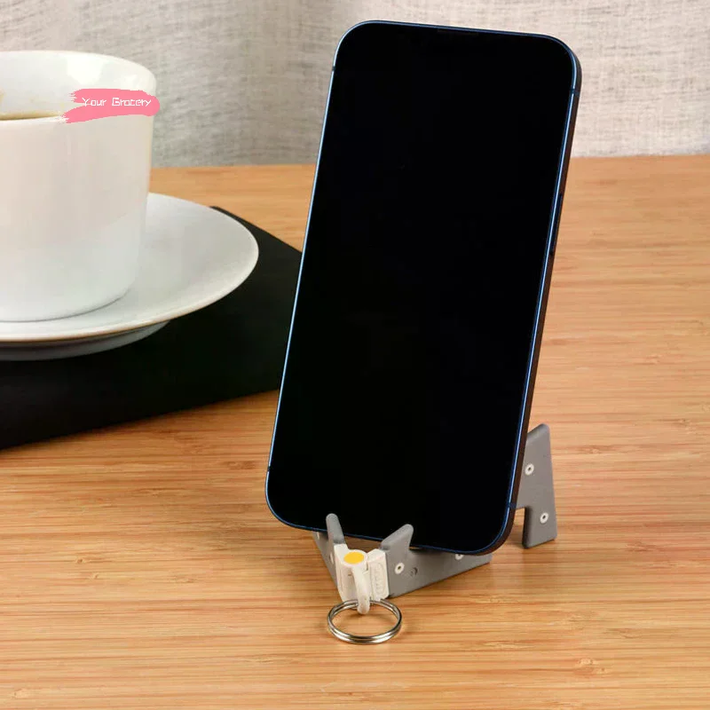 Portable Desk Phone Holder Keychain Stable Ultra Thin Foldable Mobile Phone Stand Support Cell-Phone Stand Creative Keyring
Portable Desk Phone Holder Keychain Stable Ultra Thin Foldable Mobile Phone Stand Support Cell-Phone Stand Creative Keyring