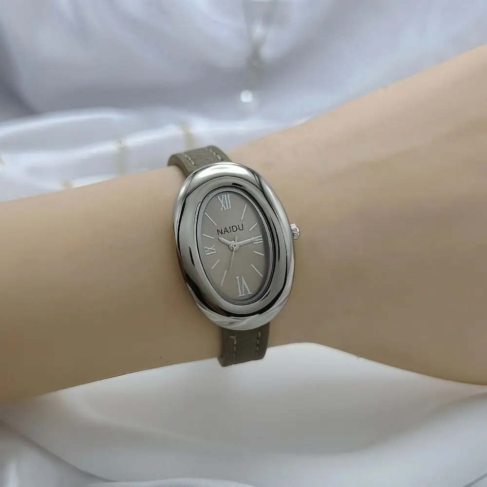 Goose Egg Shape Luxury Women Quartz Watch Durable Soft Leather Strap Leather Strap Wristwatch Casual Vintage Oval Ladies Watches
Goose Egg Shape Luxury Women Quartz Watch Durable Soft Leather Strap Leather Strap Wristwatch Casual Vintage Oval Ladies Watches