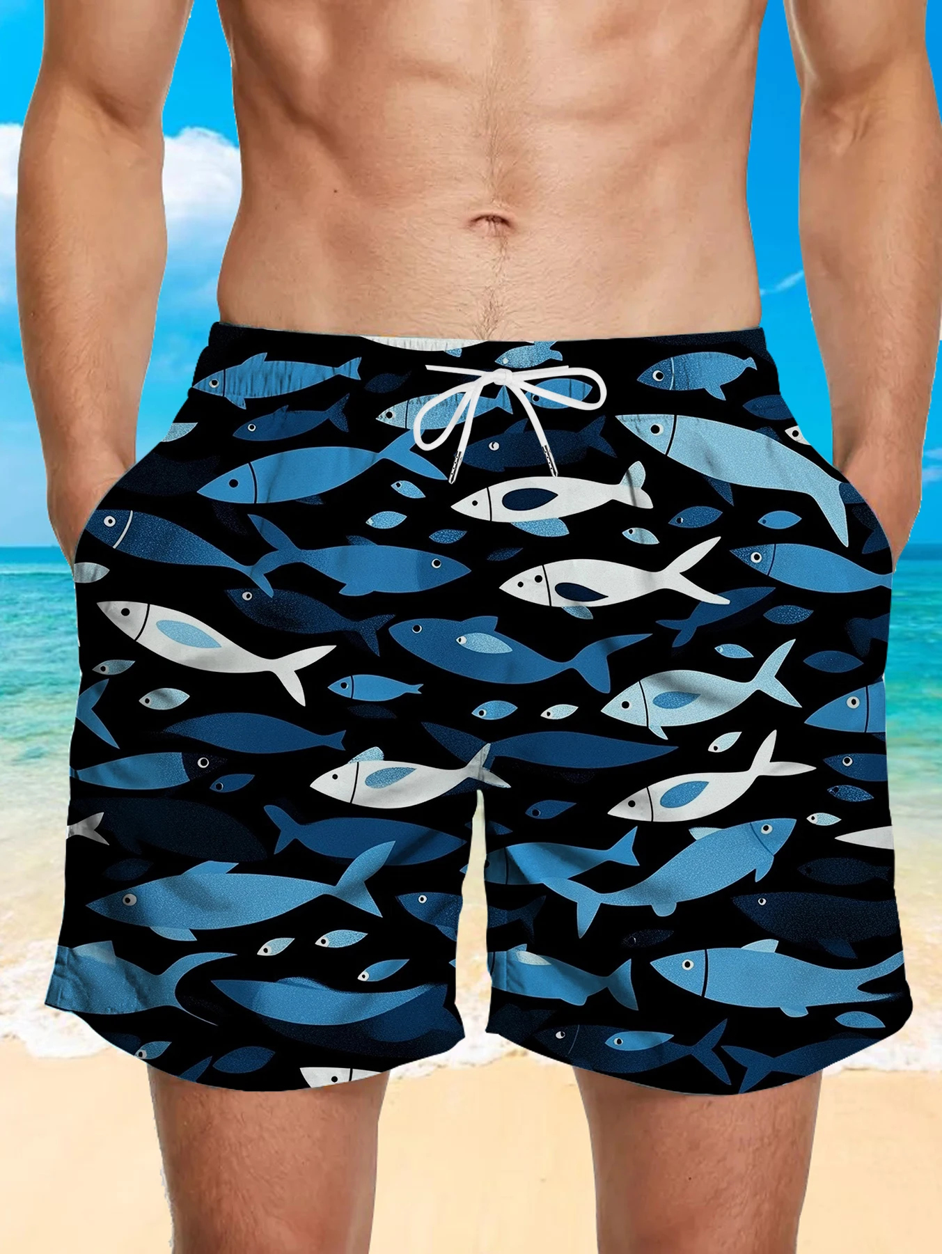 2026 Men's Printed Straight Leg Pants Vibrant Abstract Design Drawstring Waist Loose Fit Summer Beach Casual Fashion Pants
2026 Men's Printed Straight Leg Pants Vibrant Abstract Design Drawstring Waist Loose Fit Summer Beach Casual Fashion Pants