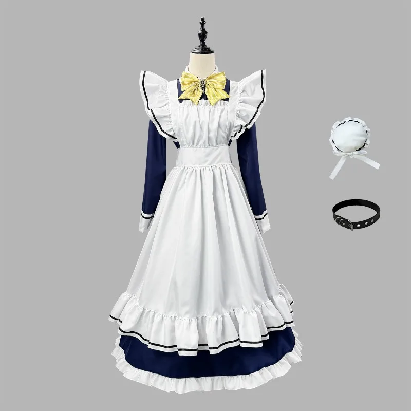 S-5XL Plus Size Japanese Kawaii Lolita Maid Dress, Gothic Sweet Princess Anime Cosplay Uniform for Halloween Party Outfit
S-5XL Plus Size Japanese Kawaii Lolita Maid Dress, Gothic Sweet Princess Anime Cosplay Uniform for Halloween Party Outfit