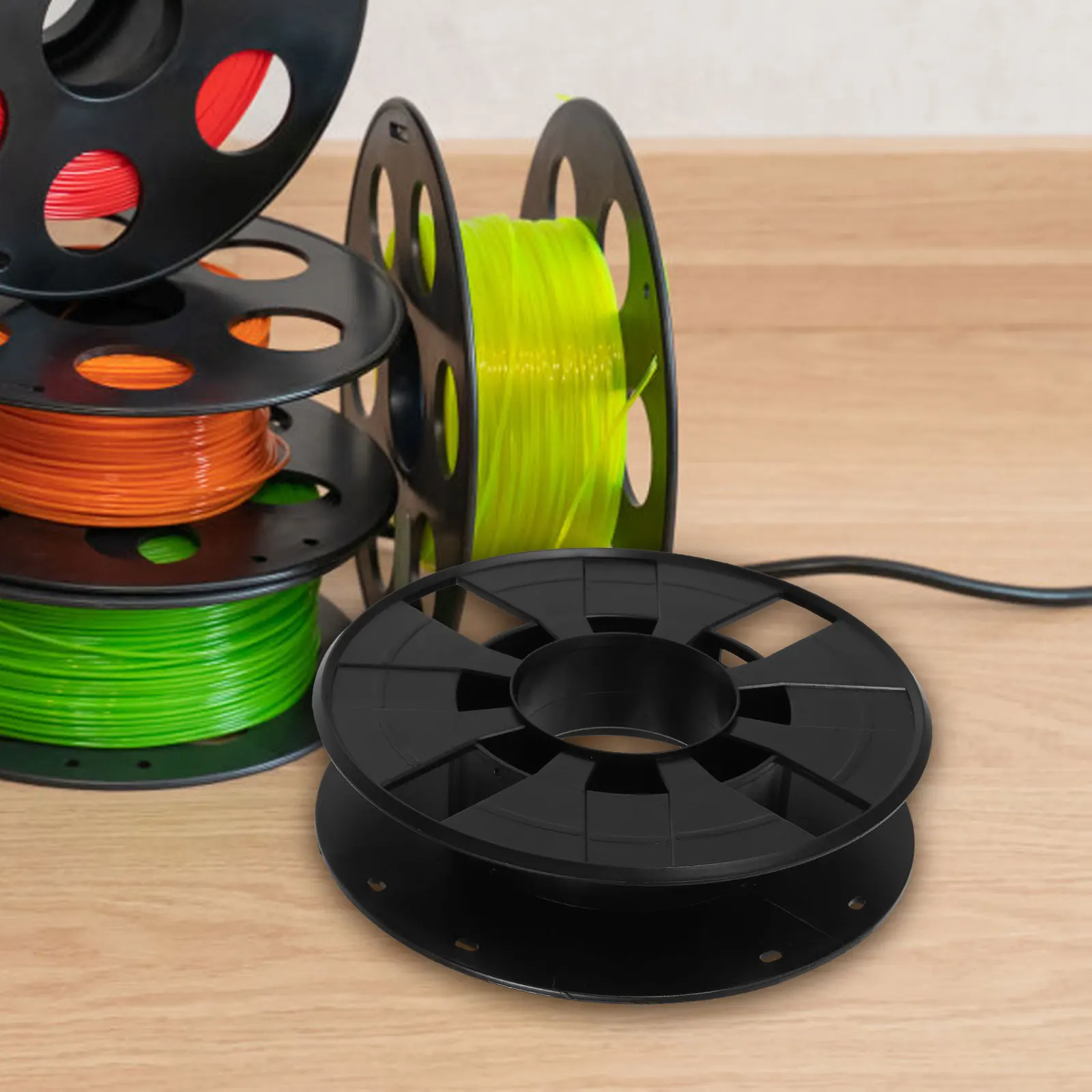 Reel for Wire 0 25KG Electric Cord Organizer Storage Extension Cable Holder Black Spool Plastic Lightweight Portable
Reel for Wire 0 25KG Electric Cord Organizer Storage Extension Cable Holder Black Spool Plastic Lightweight Portable