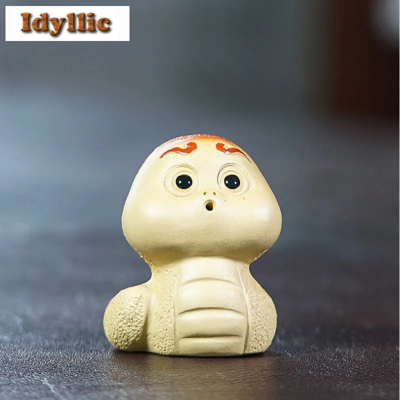 Purple Clay Wealth Snake Tea Pet Luxury Tea Sculpture Tea Figurine Play Toys Tea Statue Ornaments Can Be Raised Cafes Craft Gift
Purple Clay Wealth Snake Tea Pet Luxury Tea Sculpture Tea Figurine Play Toys Tea Statue Ornaments Can Be Raised Cafes Craft Gift