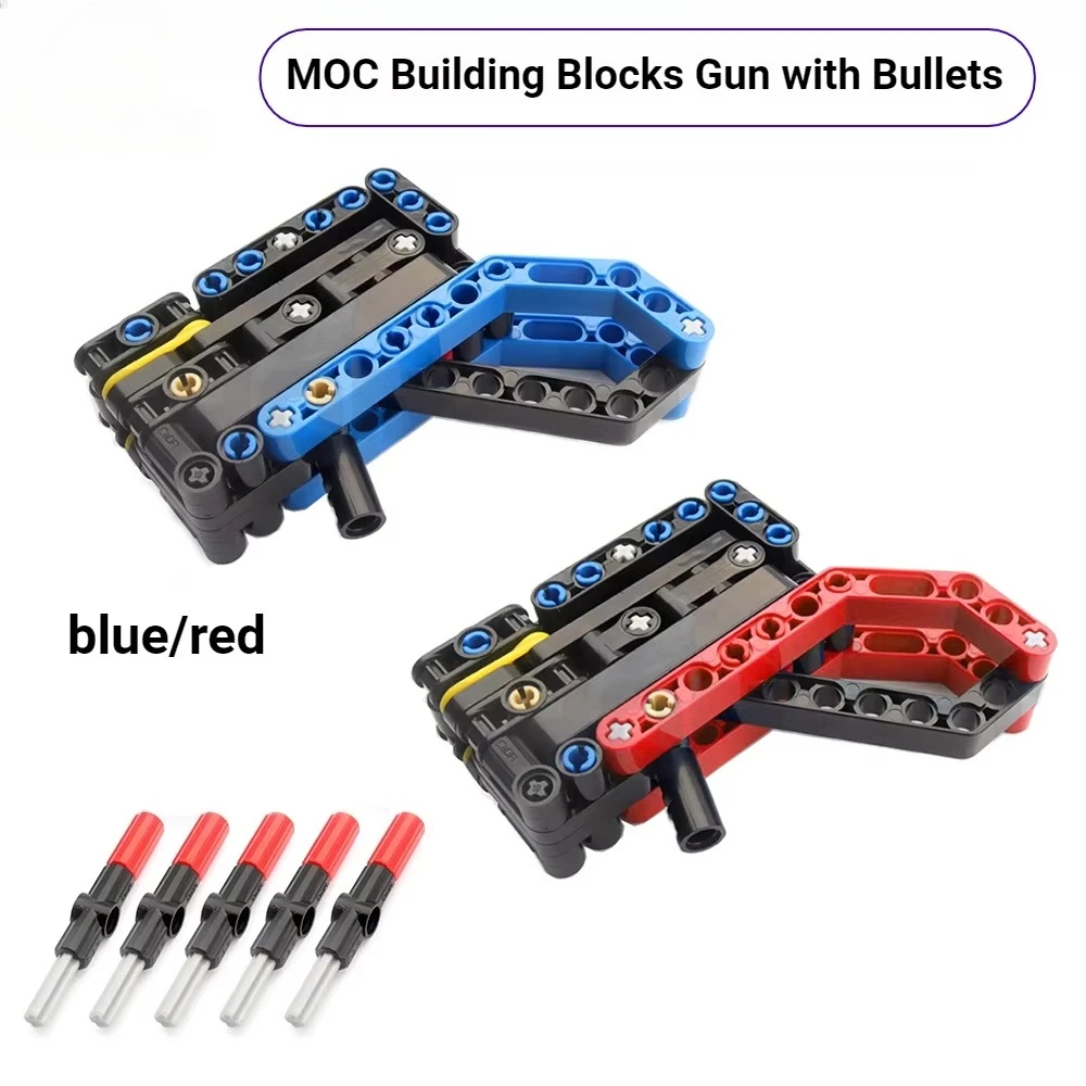 Мини-игрушечный карманный пистолет MOC, строительные блоки, модель пистолета с пулями, сборная игрушка для стрельбы, детские подарки, совместимые с legoeds
Мини-игрушечный карманный пистолет MOC, строительные блоки, модель пистолета с пулями, сборная игрушка для стрельбы, детские подарки, совместимые с legoeds