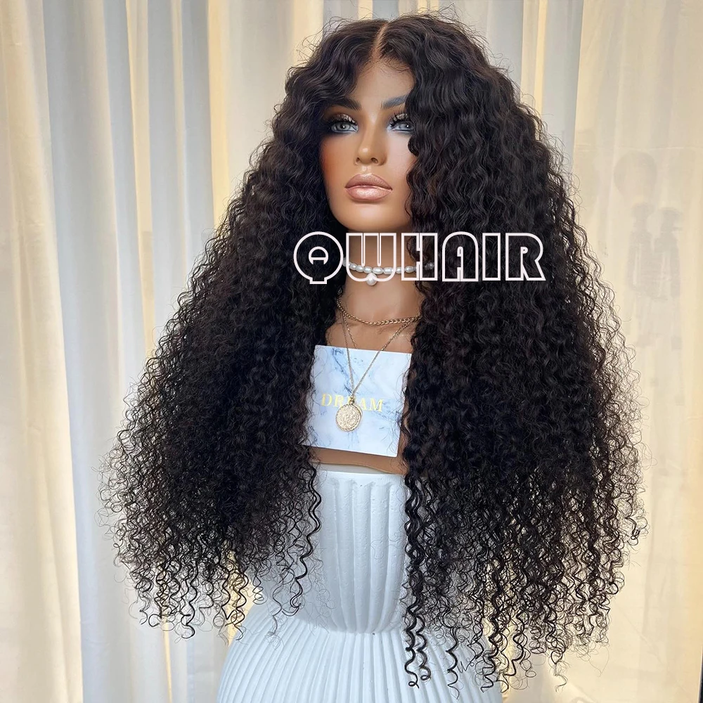 QW Kinky Curly Synthetic Lace Front Wigs for Women Black Hair 13X4 Lace Frontal Wigs Cosplay Glueless Heat Resistant Fiber
QW Kinky Curly Synthetic Lace Front Wigs for Women Black Hair 13X4 Lace Frontal Wigs Cosplay Glueless Heat Resistant Fiber