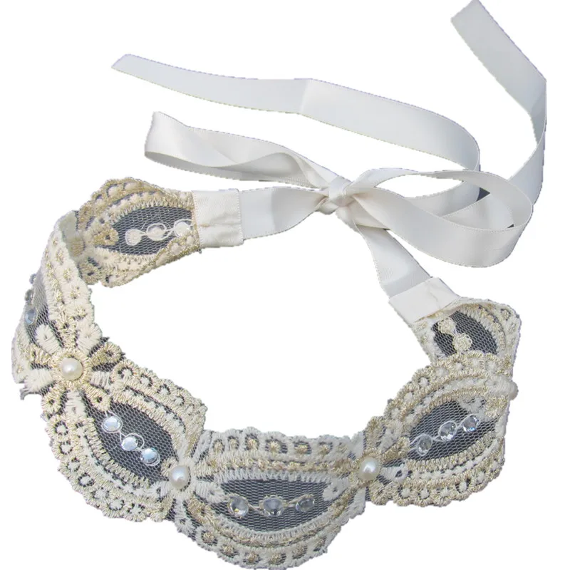 Fashion handmade gems pearl elegant lace headband Elastic hairbands headwear korea style fashion accessories Wedding headband
Fashion handmade gems pearl elegant lace headband Elastic hairbands headwear korea style fashion accessories Wedding headband
