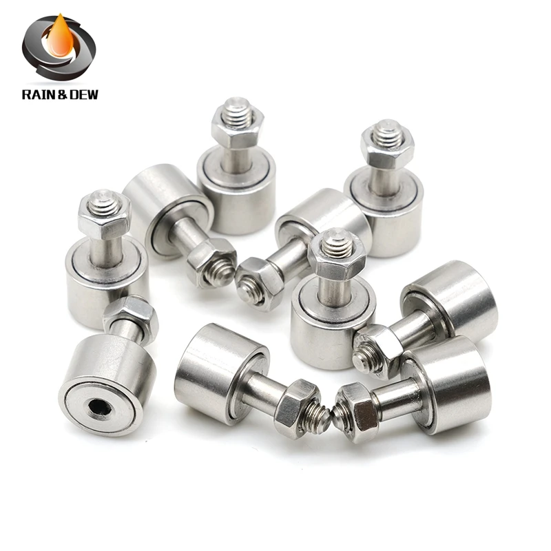 1Pcs CF4 KR12 Cam Follower Bearing SUS304 Stainless Steel Curve Roller Bearing M4X12X20mm
1Pcs CF4 KR12 Cam Follower Bearing SUS304 Stainless Steel Curve Roller Bearing M4X12X20mm