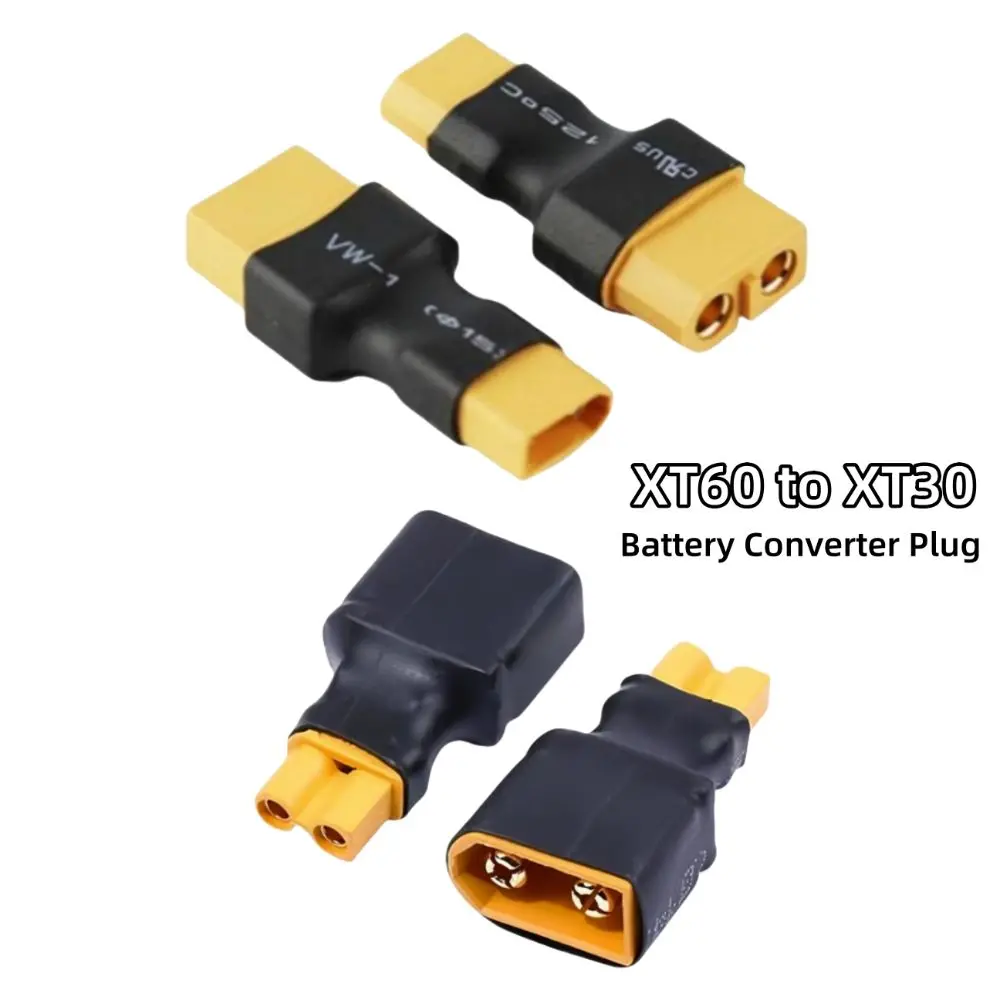XT60 Male Female Battery Converter Plug Yellow Portable Battery Plug Plastic To T/XT30/XT90 Connector Adapter Lipo Battery Parts
XT60 Male Female Battery Converter Plug Yellow Portable Battery Plug Plastic To T/XT30/XT90 Connector Adapter Lipo Battery Parts