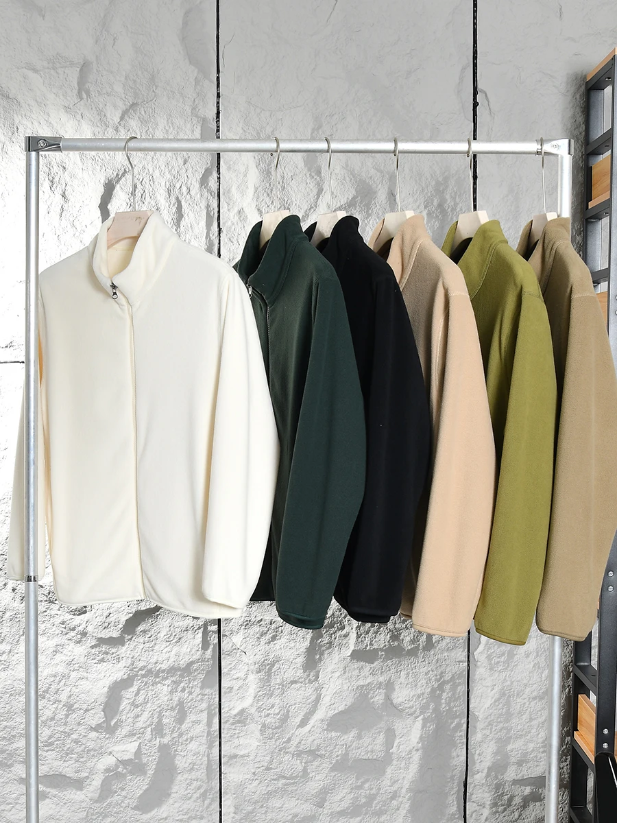 Lightweight Double-Sided Fleece Hoodie Jacket Men's Outdoor Autumn Winter Sports Warm Stand Collar All-Match Polyester Fiber
Lightweight Double-Sided Fleece Hoodie Jacket Men's Outdoor Autumn Winter Sports Warm Stand Collar All-Match Polyester Fiber