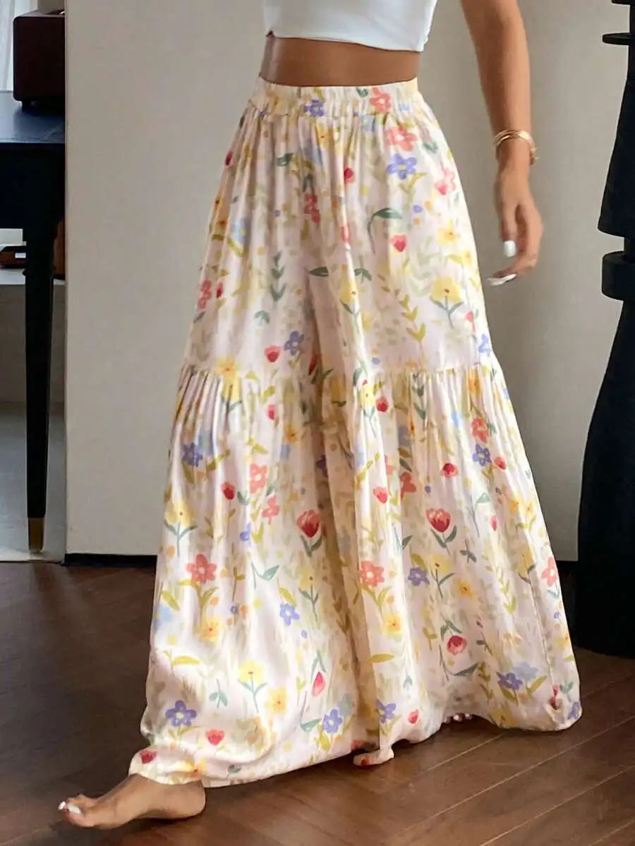 Womens Lightweight Ditsy Floral Loose Wide Leg Pajama Pants Summer Fall
Womens Lightweight Ditsy Floral Loose Wide Leg Pajama Pants Summer Fall