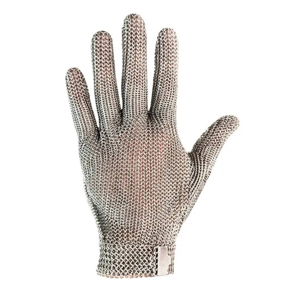 Welded Stainless Steel Rings Gloves Adjustable Wrist Buckle Gloves Stainless Steel Mesh Cut Resistant Glove for Kitchen Cooking
Welded Stainless Steel Rings Gloves Adjustable Wrist Buckle Gloves Stainless Steel Mesh Cut Resistant Glove for Kitchen Cooking