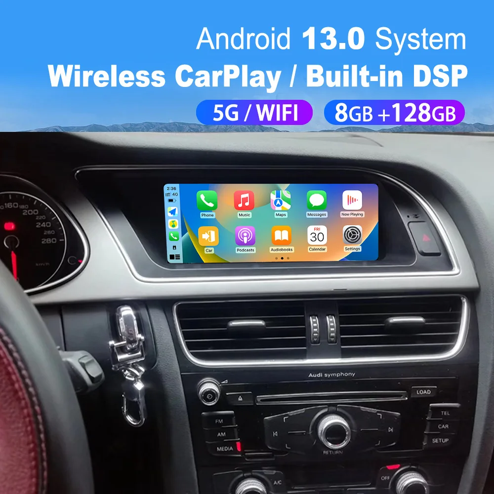 8-ядерный автомобильный мультимедийный прибор Qualcomm Android для Audi A4L 2013 ~ 2016, GPS-навигатор, измеритель скорости, автомобильный ЖК-дисплей, кластерный прибор
8-ядерный автомобильный мультимедийный прибор Qualcomm Android для Audi A4L 2013 ~ 2016, GPS-навигатор, измеритель скорости, автомобильный ЖК-дисплей, кластерный прибор